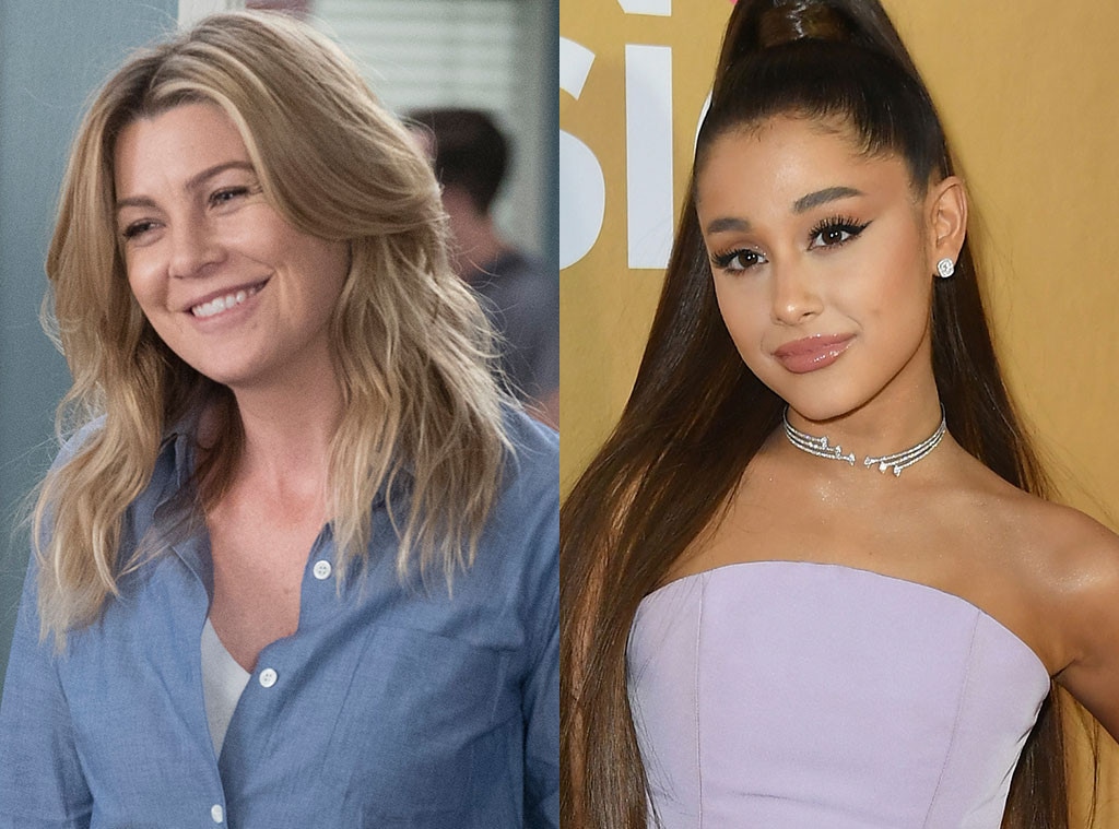 Ellen Pompeo, Grey's Anatomy, Ariana Grande