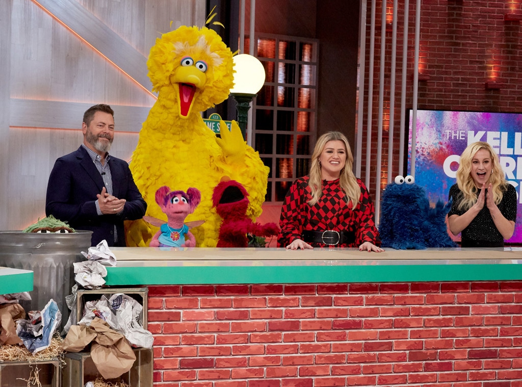 Nick Offerman, Sesame Street Cast, The Kelly Clarkson Show 2019