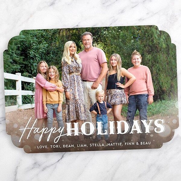 Tori Spelling from Celebrity Christmas Cards E! News