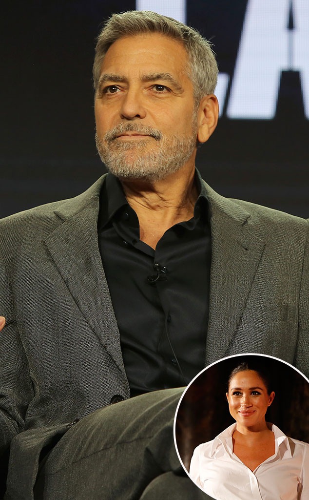 George Clooney, Meghan Markle, Inset