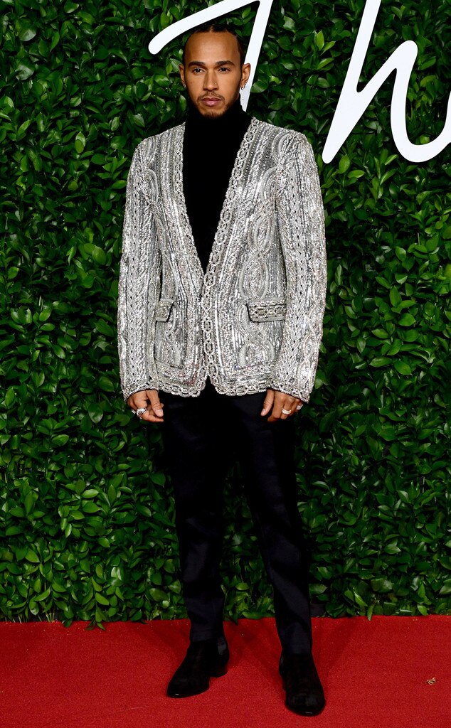 Lewis Hamilton from British Fashion Awards 2019 | E! News