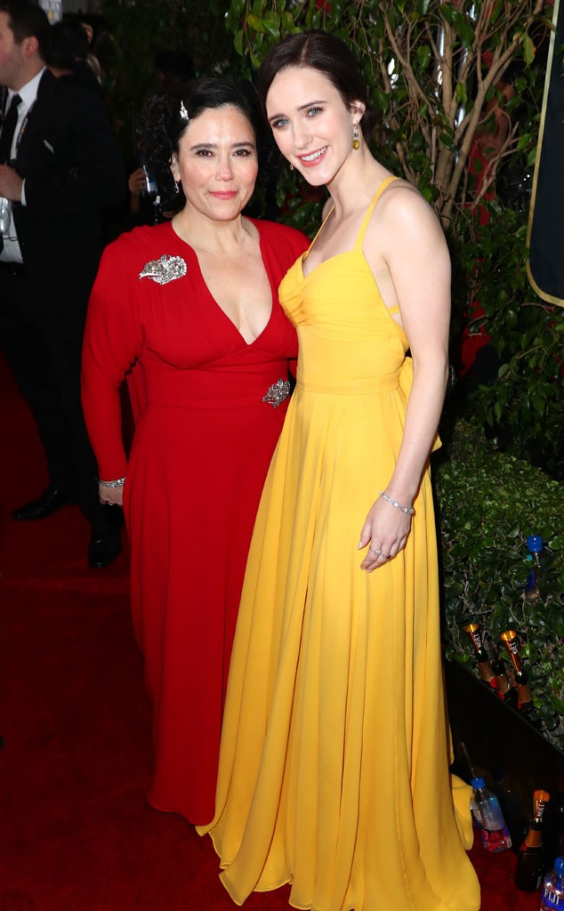 Alex Borstein, Rachel Brosnahan, 2019 Golden Globe Awards