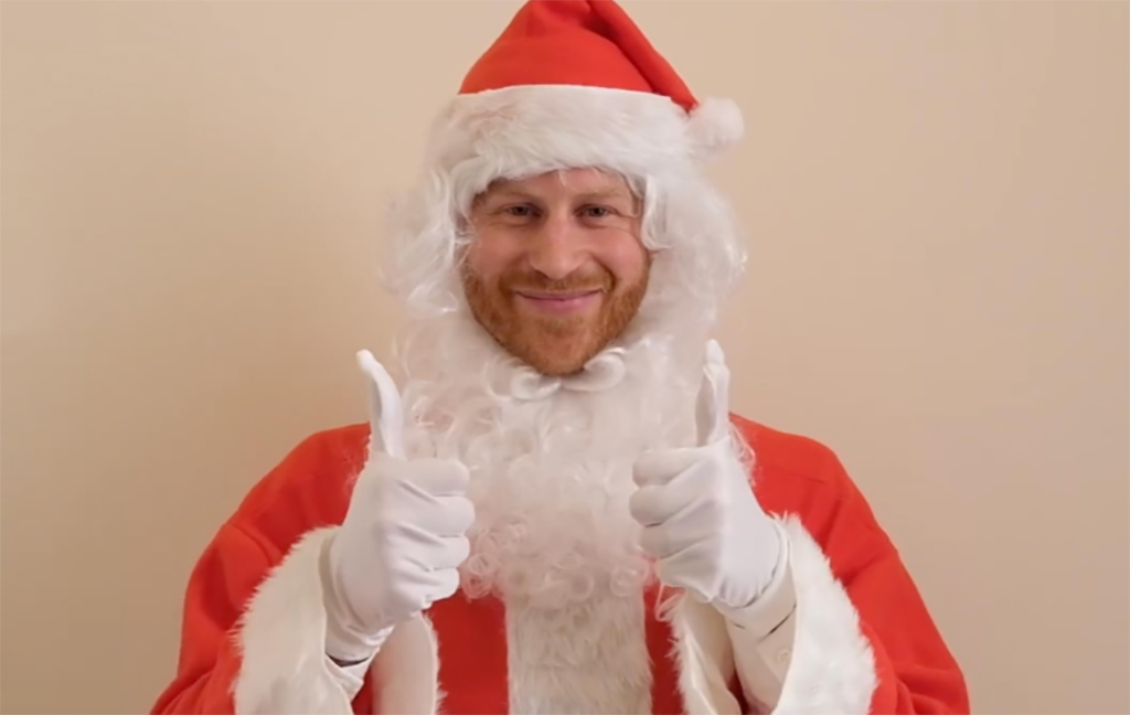 Prince Harry, Santa, Christmas 2019