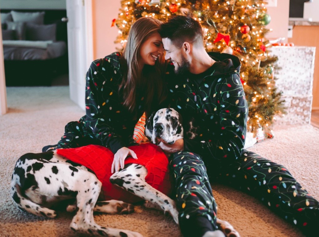 Jenna Compono, Zach Nichols, Christmas 2019