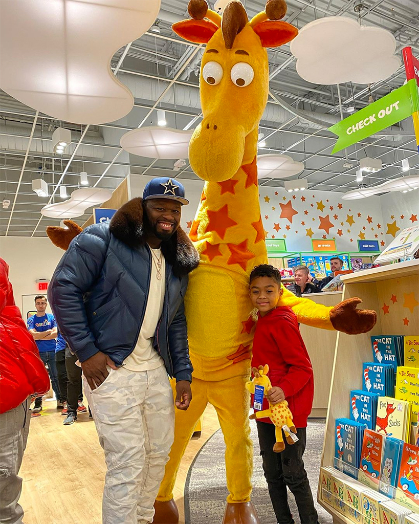 50 Cent, Son, Sire Jackson, Christmans 2019, Toys 'R' Us