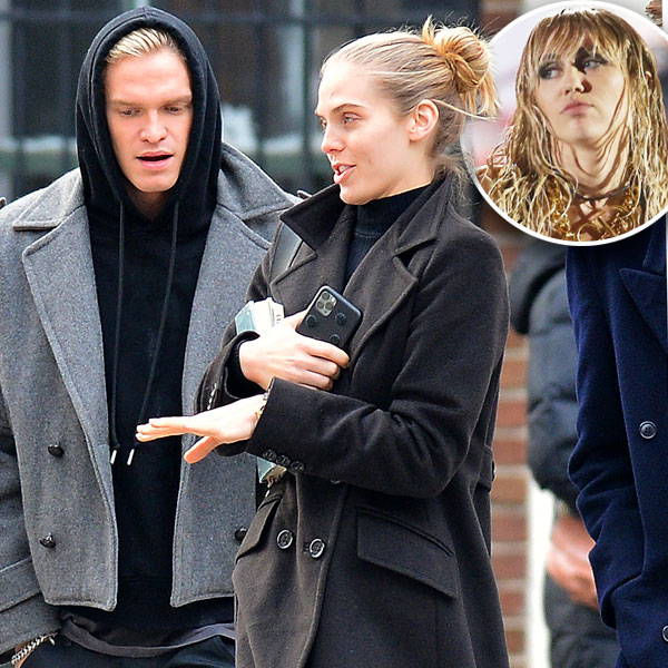 Cody Simpson Seen With Model, Miley Cyrus Posts ''Sad XMas Song''