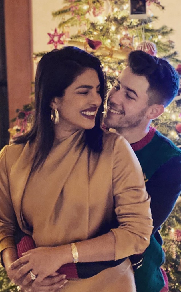 Nick Jonas, Priyanka Chopra, Christmas