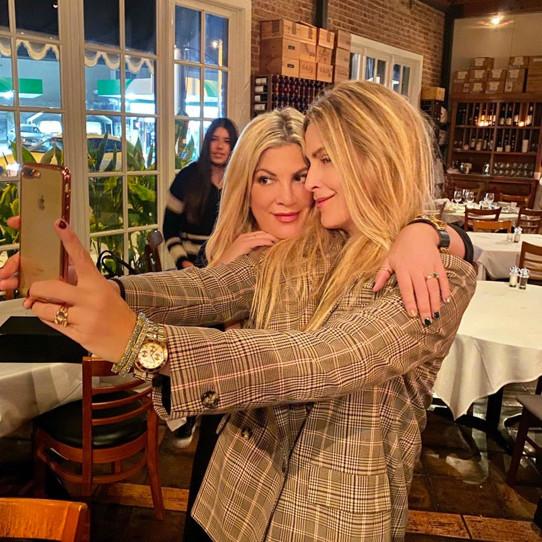 Tori Spelling, Mary Jo Eustace, Instagram