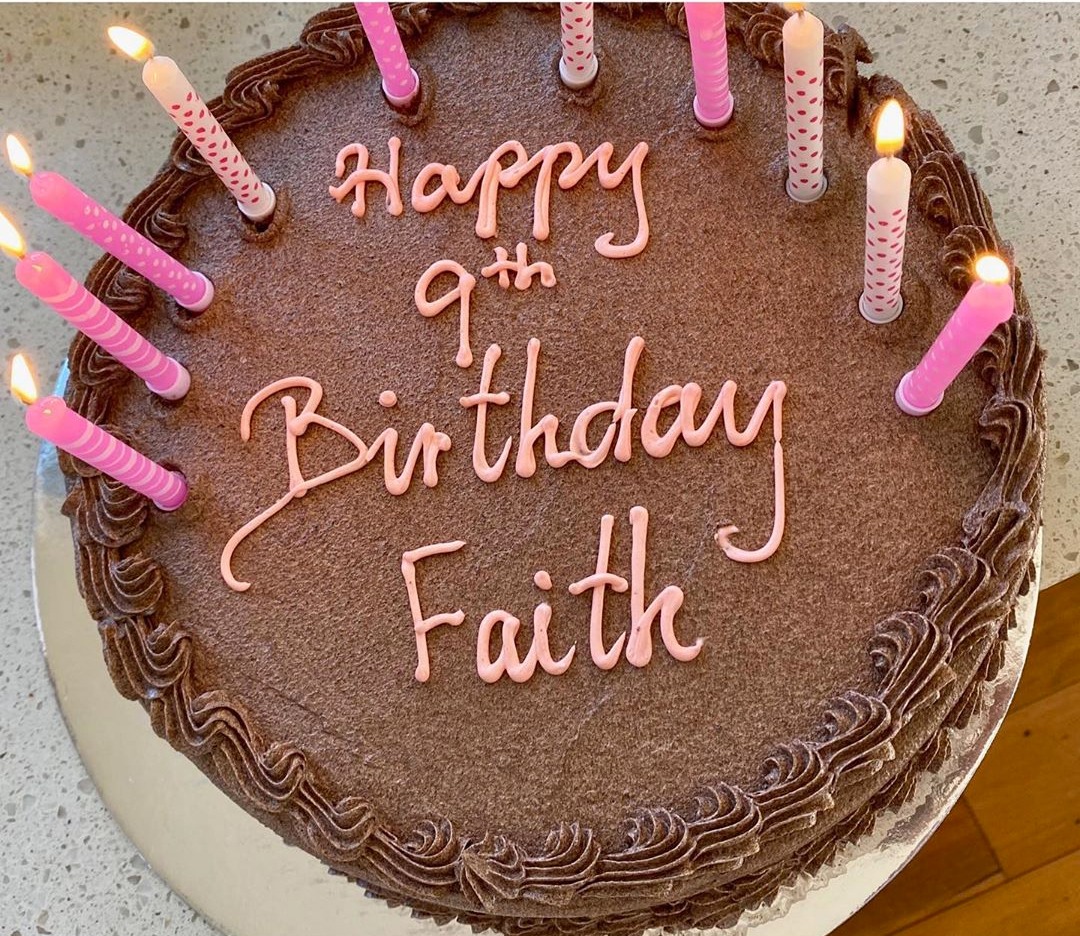 Nicole Kidman, Faith Margaret, Daughter, Birthday Cake, Instagram