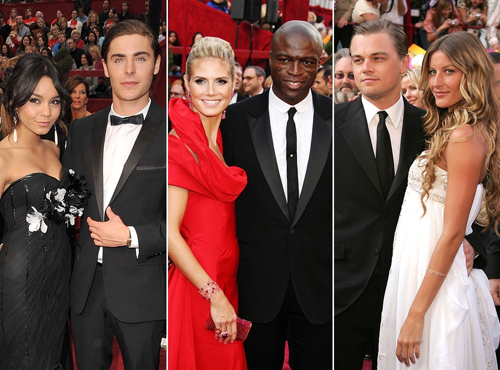 Leonardo DiCaprio, Gisele Bundchen, Heidi Klum, Seal, Zac Efron, Vanessa Hudgens, Oscars Couples