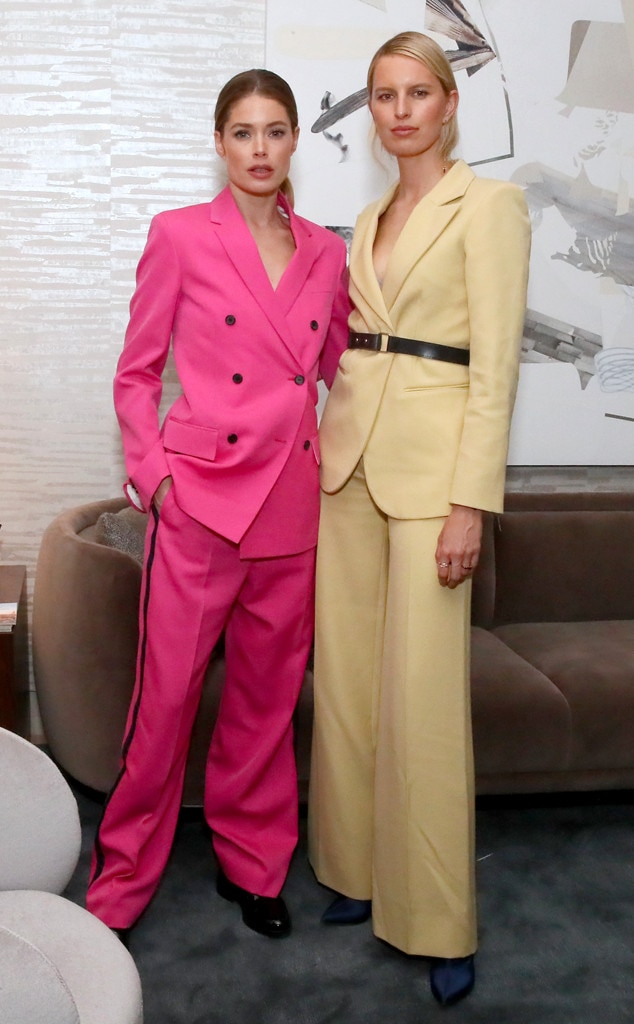 Doutzen Kroes & Karolina Kurkova from Fashion Week Fall 2019 After ...