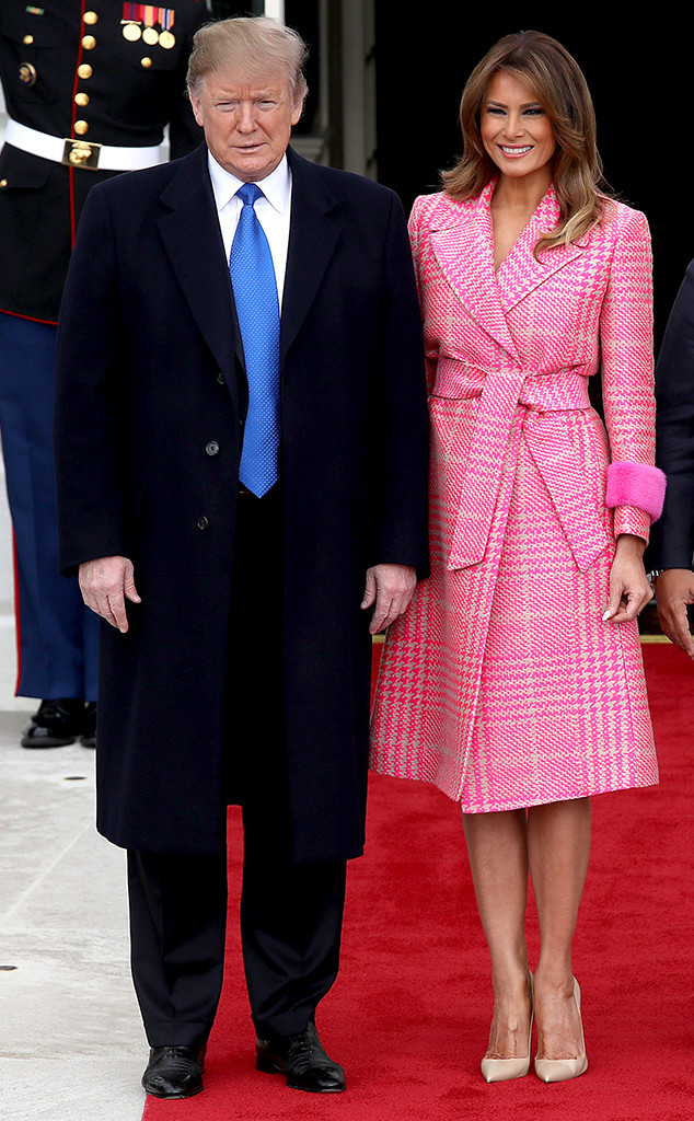 Pretty in Pink from Melania Trump's Best Looks | E! News