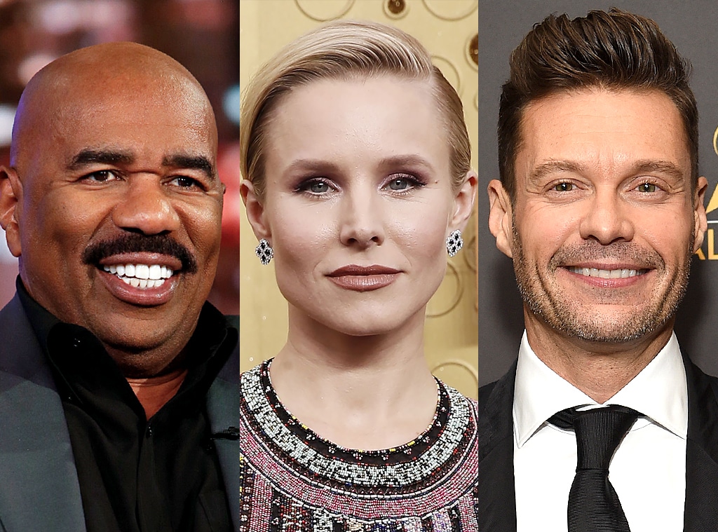 New Year's Eve specials, Ryan Seacrest, Steve Harvey, Kristen Bell