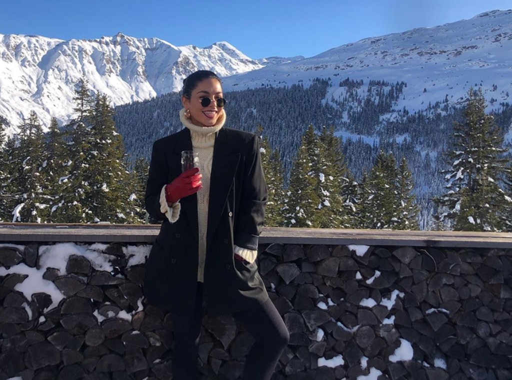 Vanessa Hudgens, New Year's Eve 2019 Vacation
