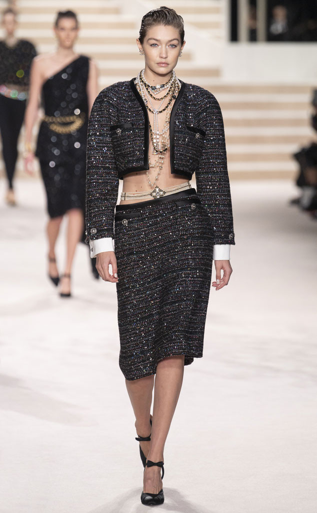 This French  Star Just Crashed the Chanel Runway in Paris