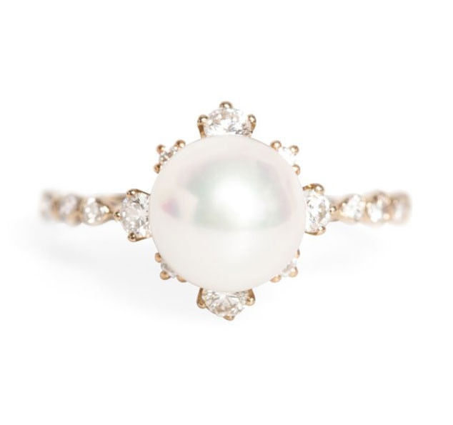 Pearl engagement rings deals canada