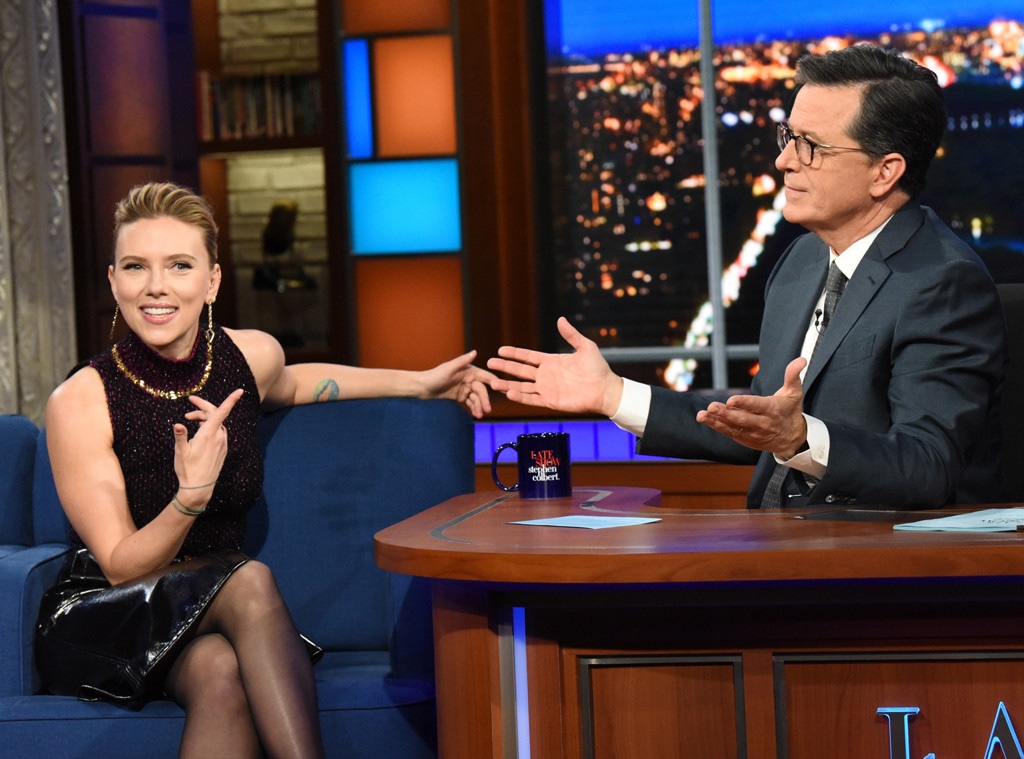 Scarlett Johansson, The Late Show with Stephen Colbert 2019