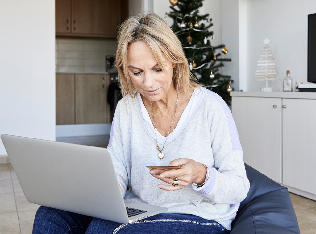 Winter Shopping Sales, Stock Image