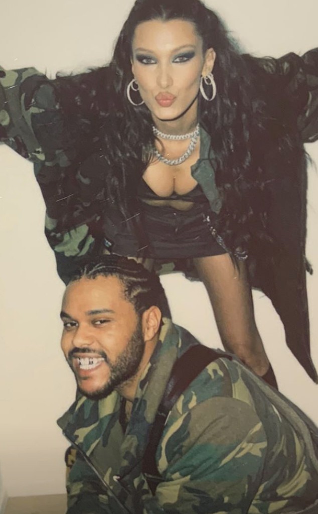 Bella Hadid and The Weeknd Were Twinning in Camo at His ...