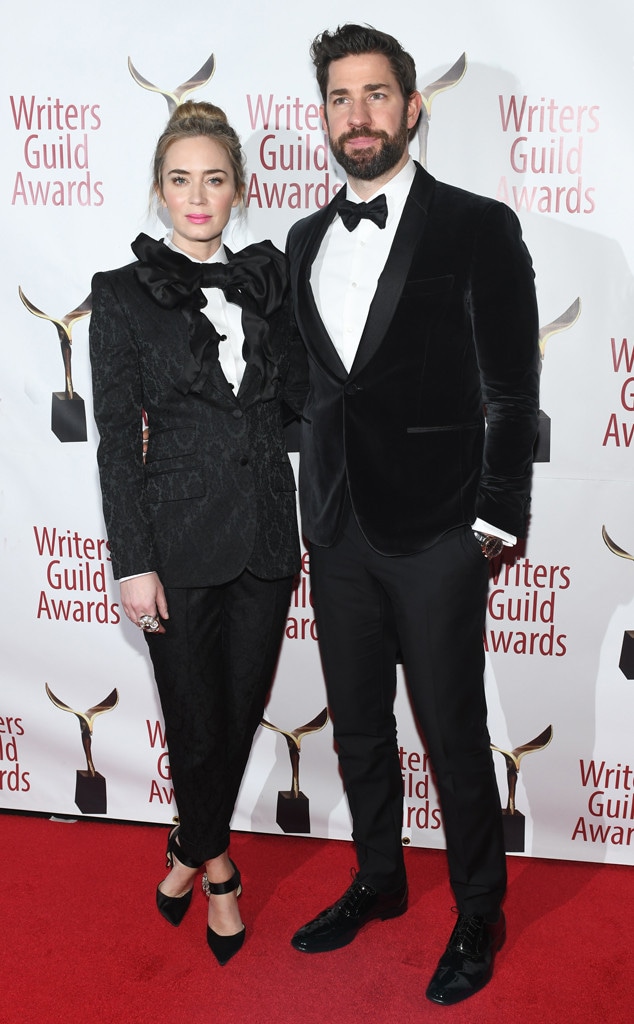Emily Blunt, John Krasinski, Writers Guild Awards 2019