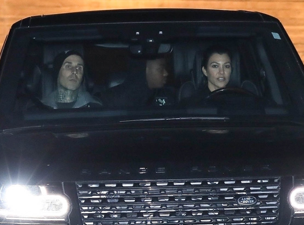 Kourtney Kardashian and Travis Barker Enjoy a Night Out in Malibu - E! Online