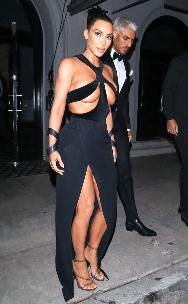 Kim Kardashian Debuts Her Most Shocking Dress Yet