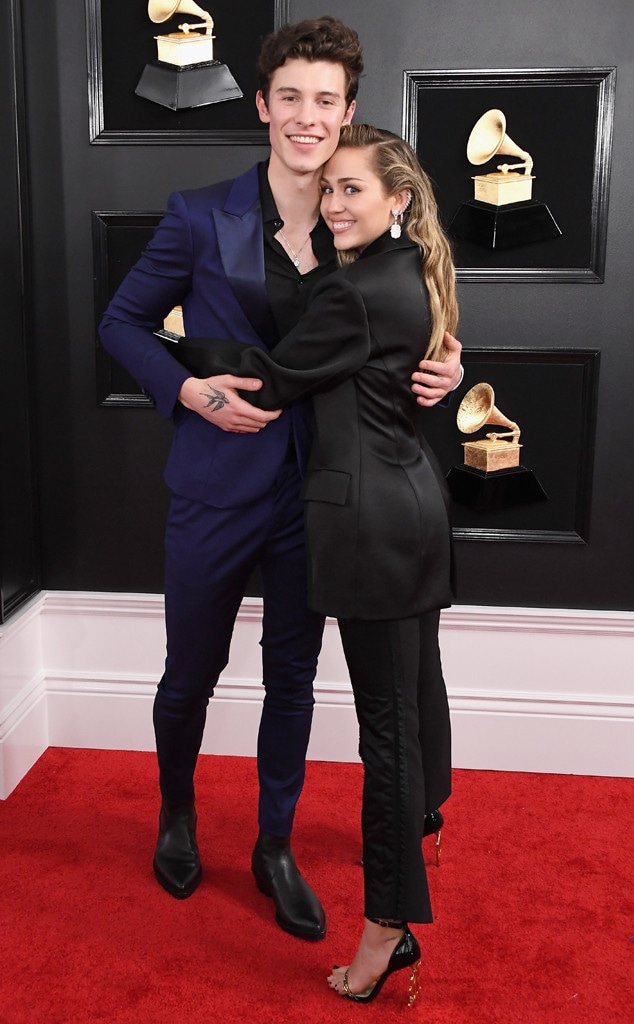 Shawn Mendes, Miley Cyrus, 2019 Grammys