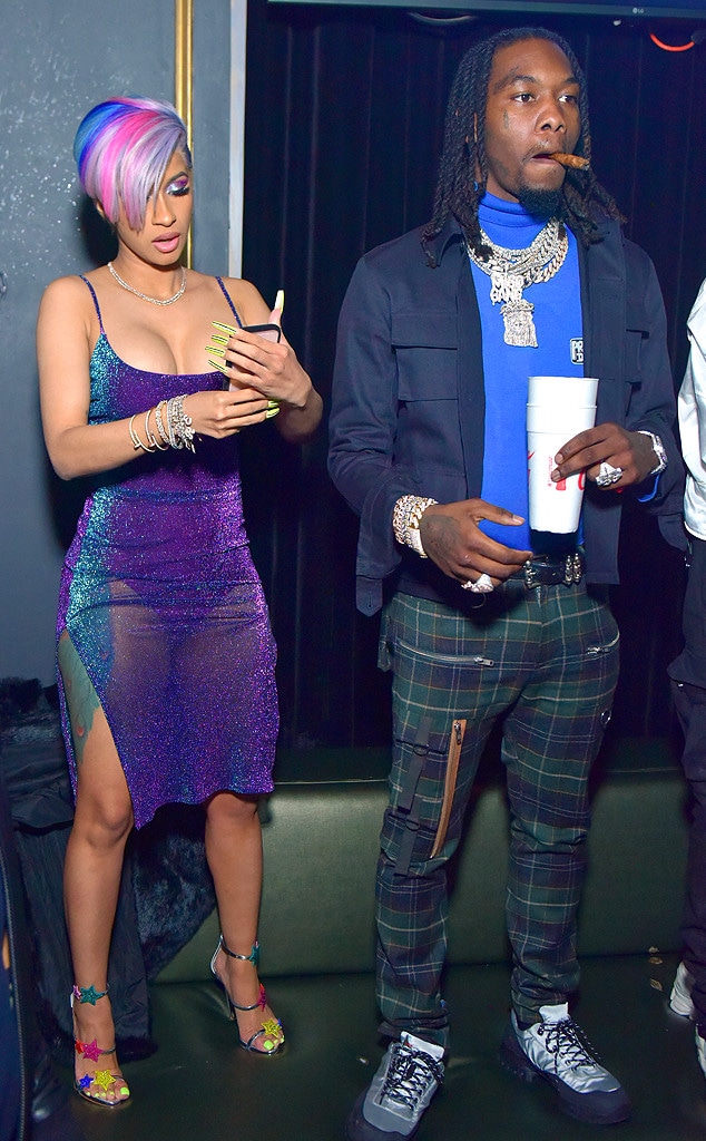 Cardi B, Super Bowl Party, Offset