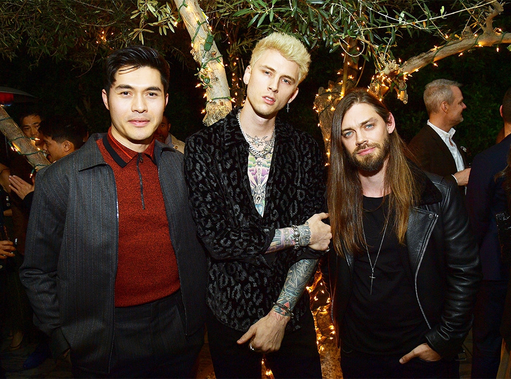 Henry Golding, Machine Gun Kelly, Tom Payne, Vanity Fair and LOréal Paris Pre-Oscars Party