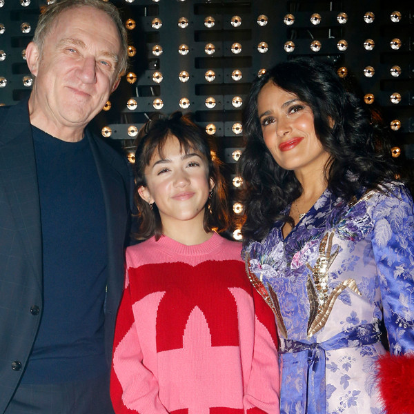 Salma Hayek's Stalked Her Daughter's Celeb Crush on the Red Carpet