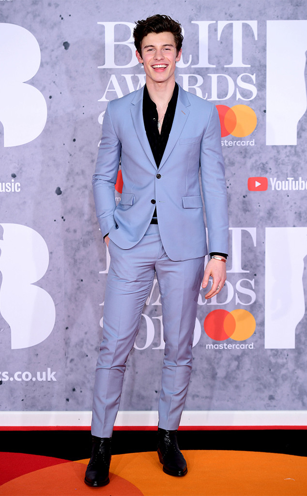 Shawn Mendes from Brit Awards 2019: Red Carpet Fashion | E! News