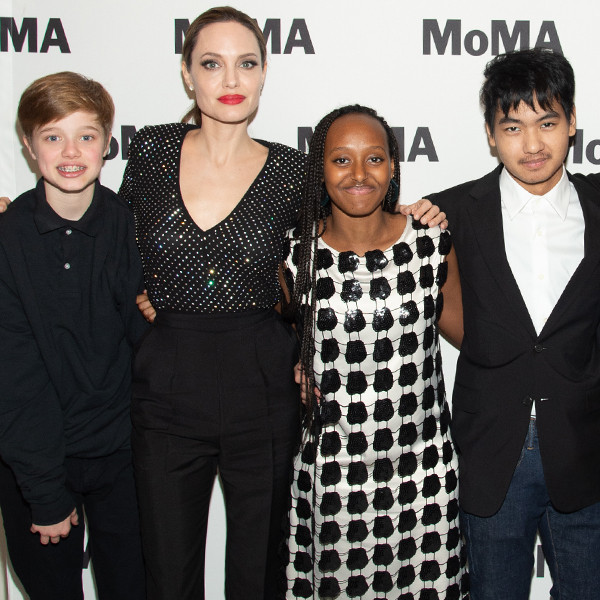 Angelina Jolie And Her Kids Enjoy A Night Out At The Museum E Online