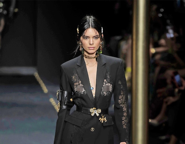 Kendall Jenner from All the Celebs at the Fall 2019 Versace Fashion ...