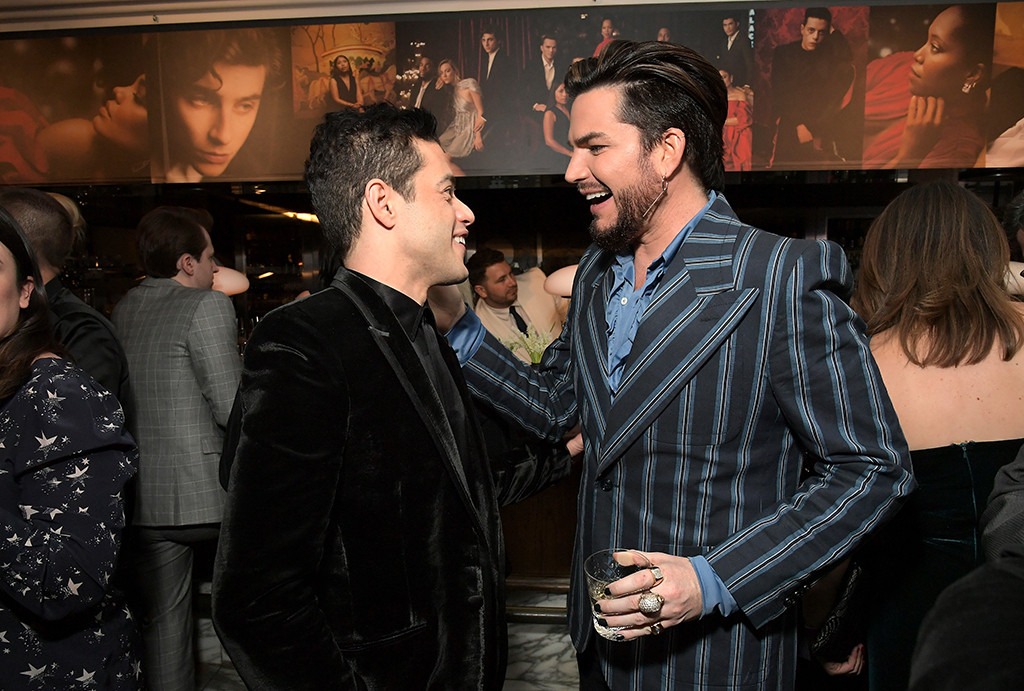 Rami Malek, Adam Lambert, Pre-Oscars 2019 Party