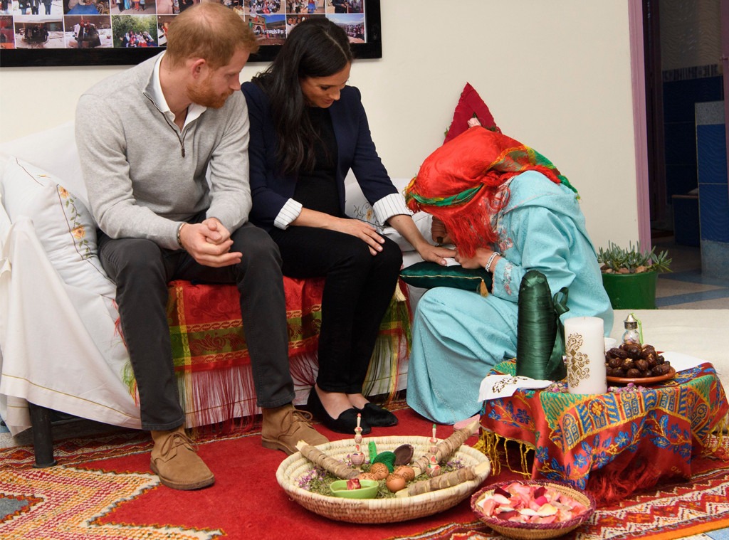 Prince Harry, Meghan Markle, henna tattoo, visit to Morocco