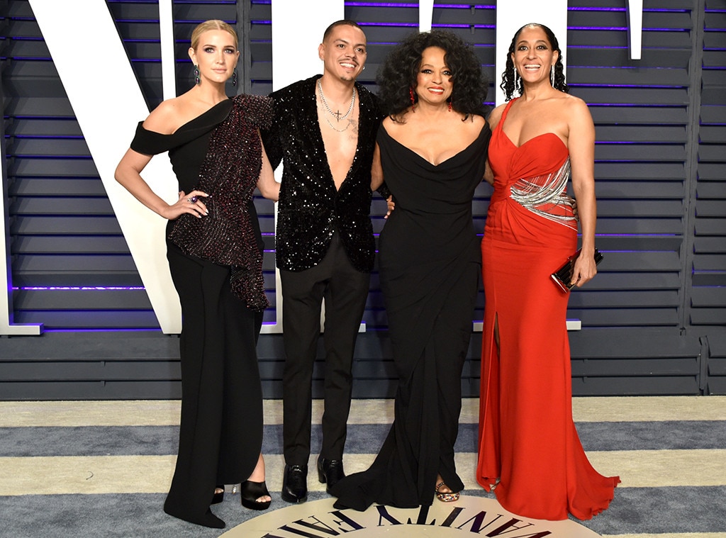 Ashlee Simpson, Evan Ross, Diana Ross & Tracee Ellis Ross from 2019