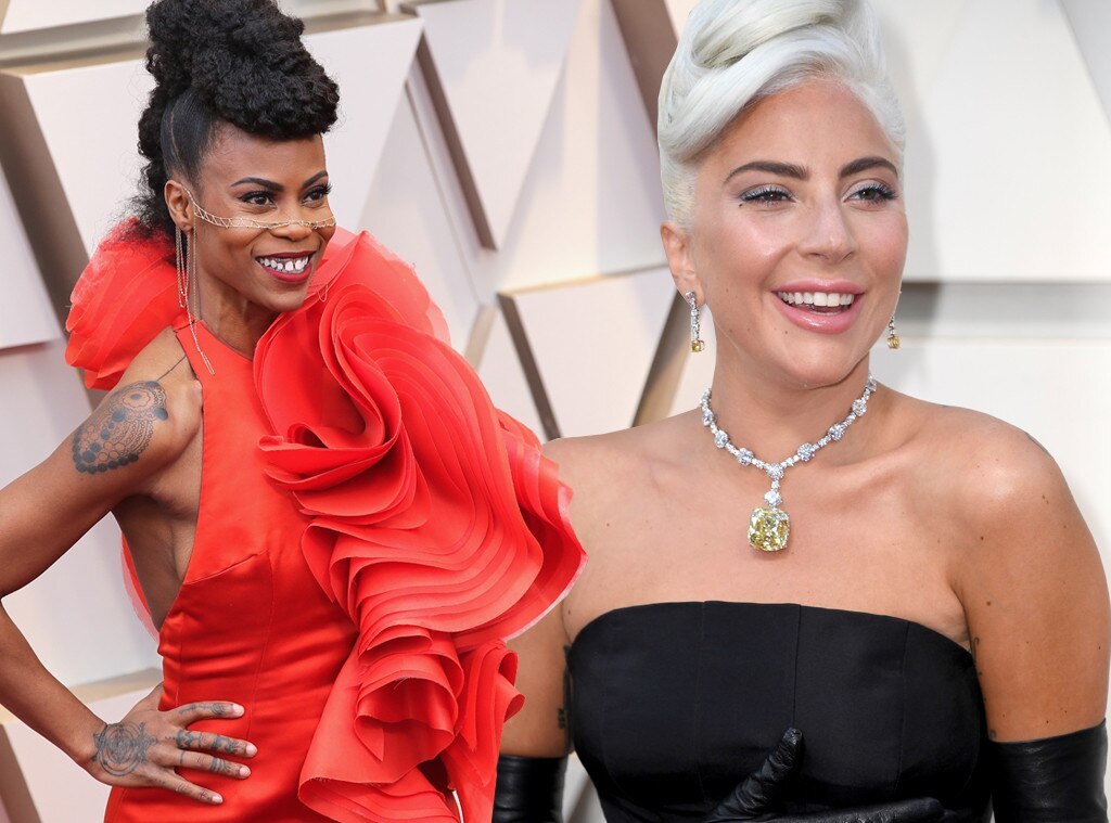 Necklace lady gaga hot sale oscars 2019