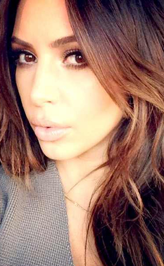 Kim Kardashian West Kardashian Hair Brunette Hair Color Hot Sex Picture