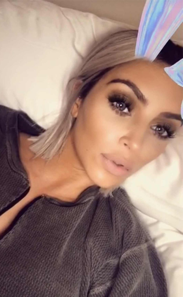 Icy Blonde From Kim Kardashian S Hair Evolution E News