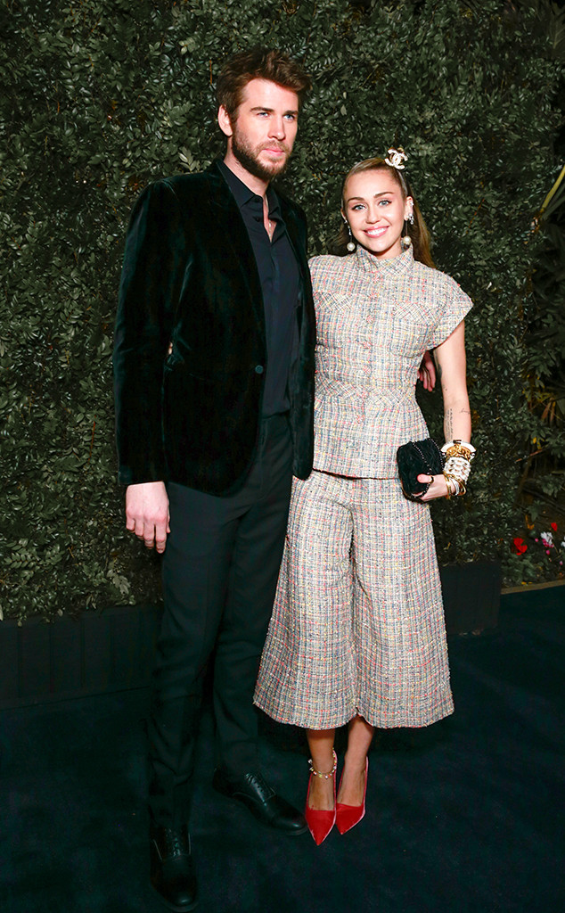 Miley Cyrus, Liam Hemsworth, Pre-Oscars 2019 Party