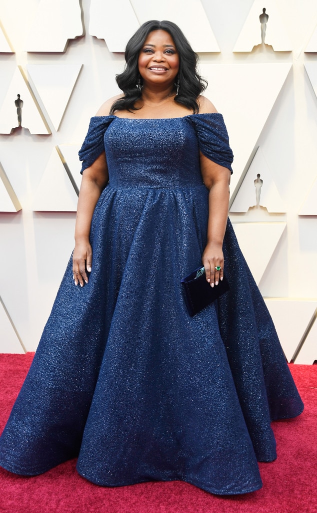 Octavia Spencer from 2019 Oscars Red Carpet Fashion E! News