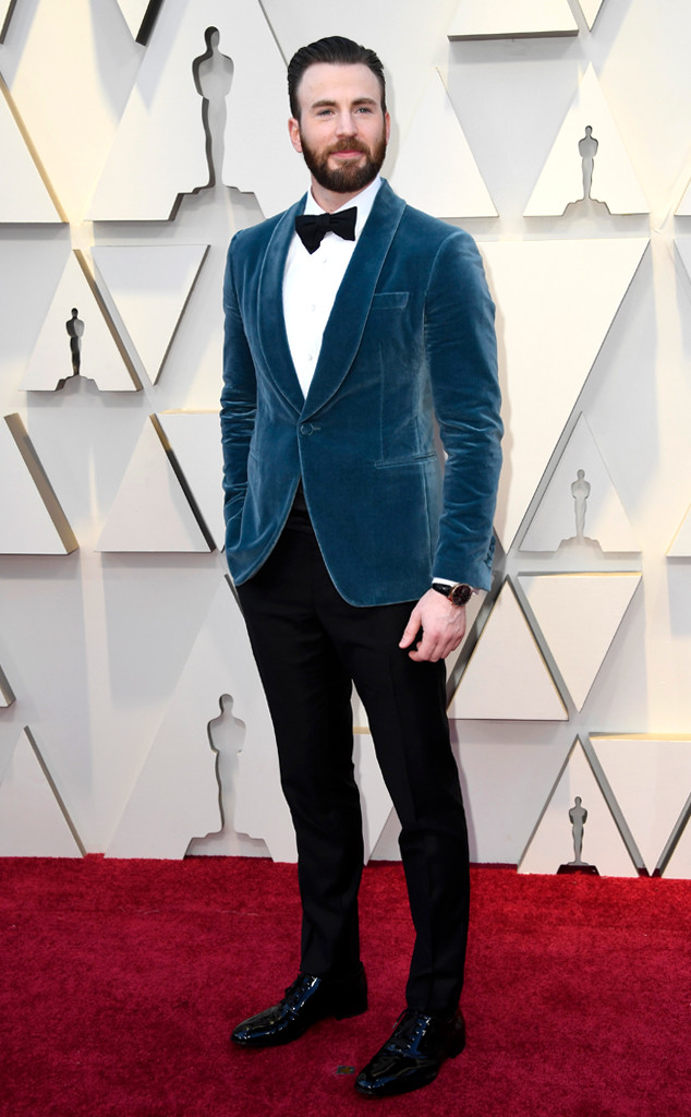 Chris Evans, 2019 Oscars, 2019 Academy Awards, Red Carpet Fashions