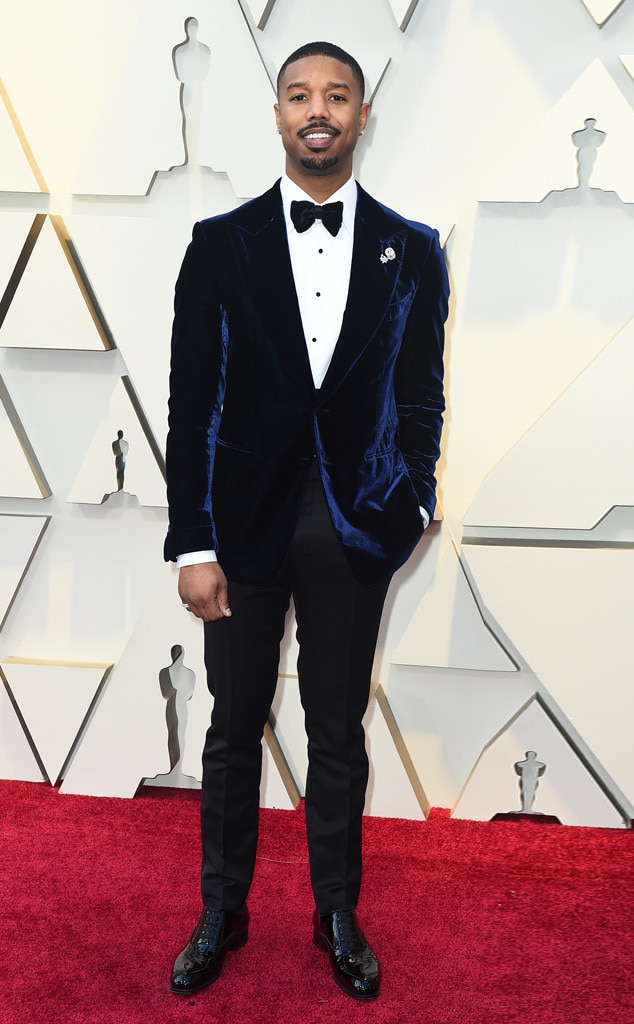 Michael B. Jordan from 2019 Oscars Red Carpet Fashion | E! News