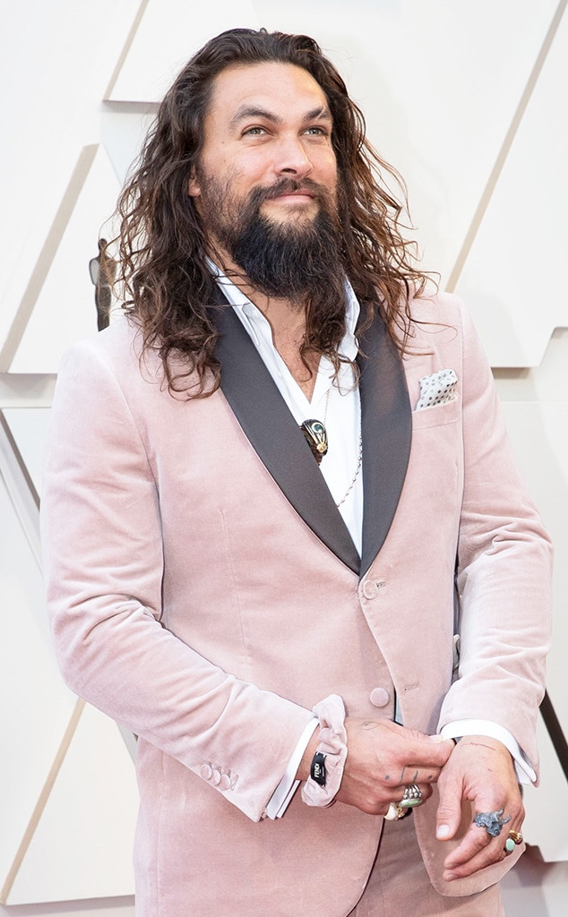 Jason Momoa, Fendi Scrunchi, 2019 Oscars