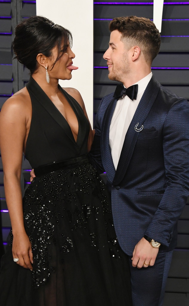 Nick Jonas, Priyanka Chopra, 2019 Vanity Fair Oscar Party, 2019 Oscars