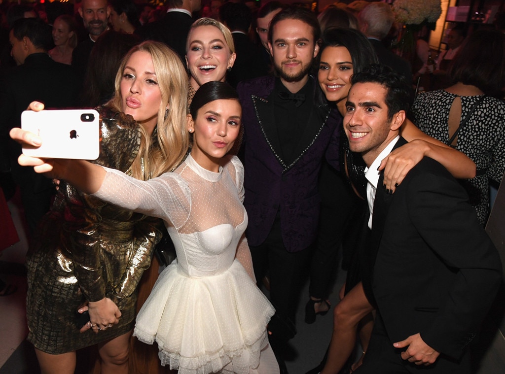 Ellie Goulding, Julianne Hough, Nina Dobrev, Zedd & Kendall Jenner from