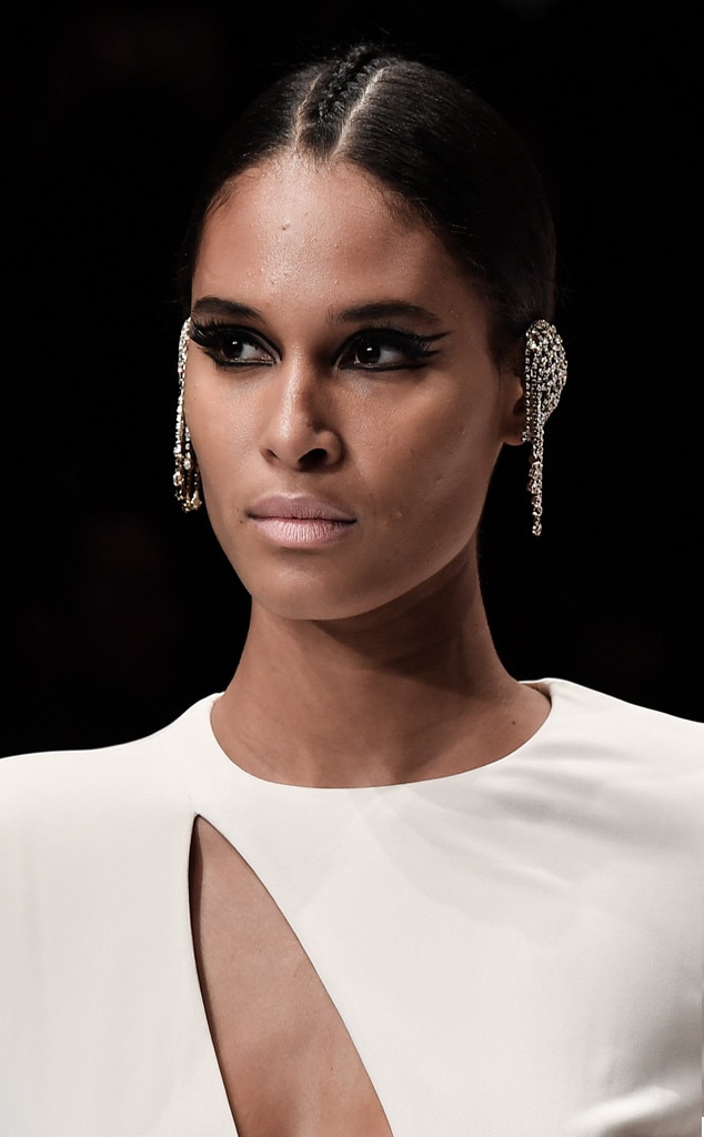 Elisabetta Franchi from The Best Beauty Looks at Fashion Week Fall 2019 ...