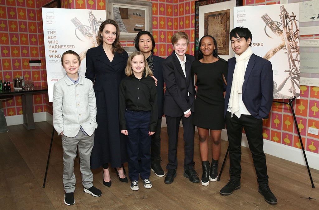 Angelina Jolie, Kids, Shiloh, Pax, Maddox, Zahara, Knox, Vivienne