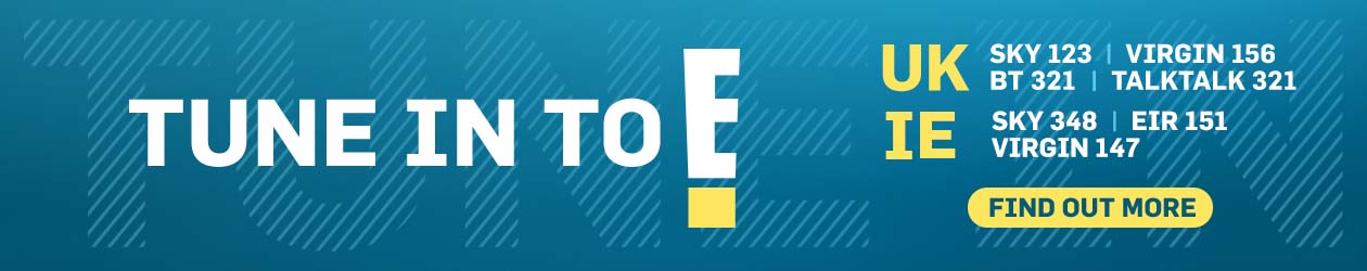 UK, Tune in to E!, 1260x250