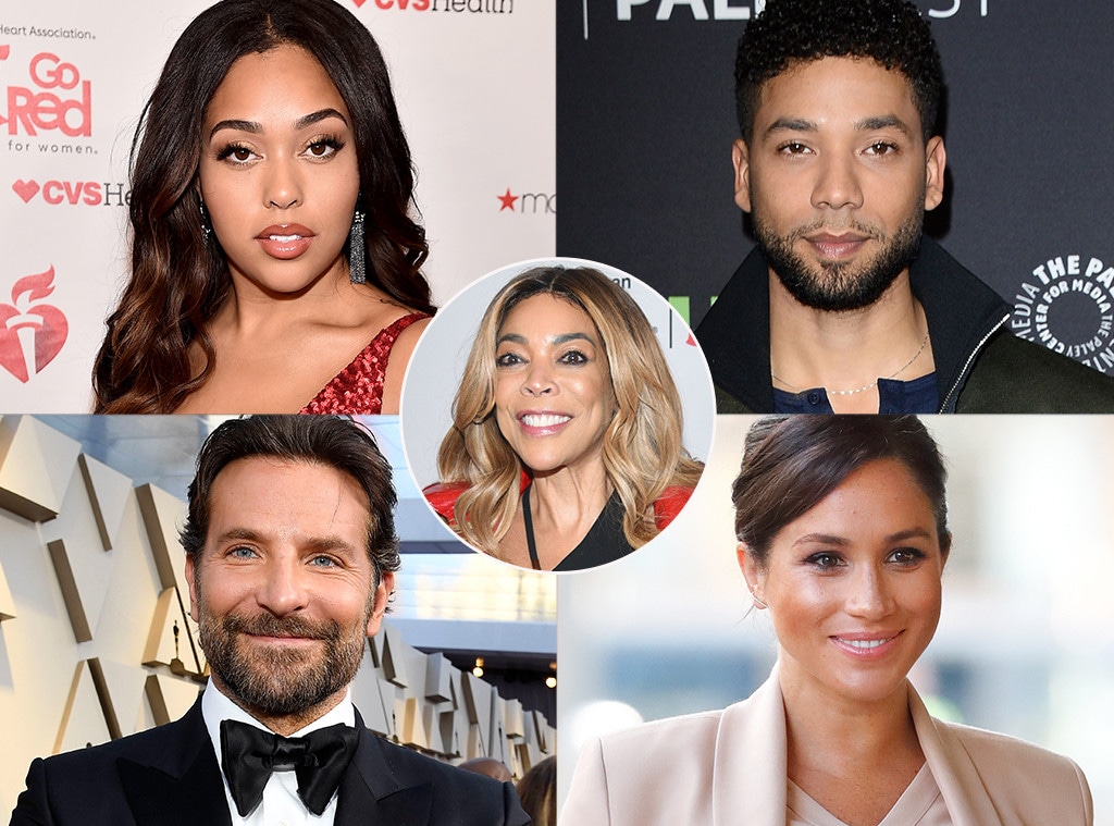 Wendy Williams, Jordyn Woods, Jussie Smollett, Bradley Cooper, Meghan Markle